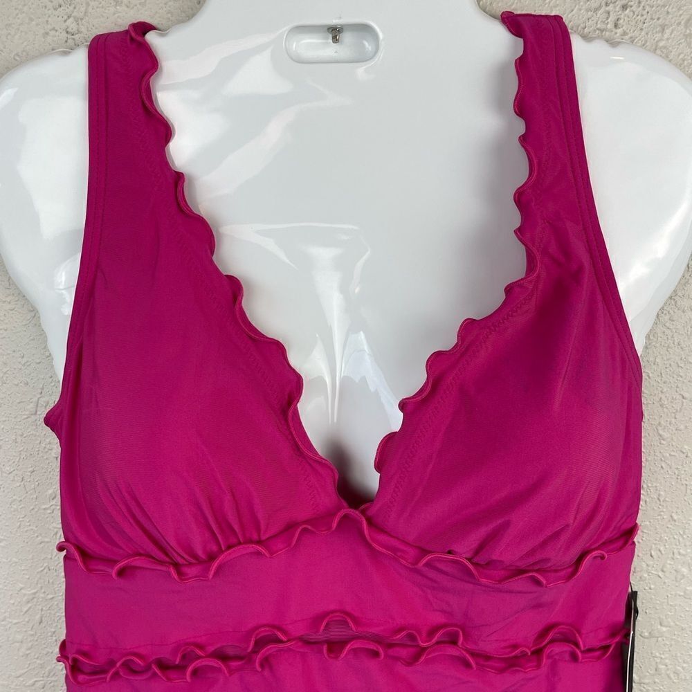 NWT DKNT Tankini Top Sizes XS, M, L or XL - Picture 2 of 6